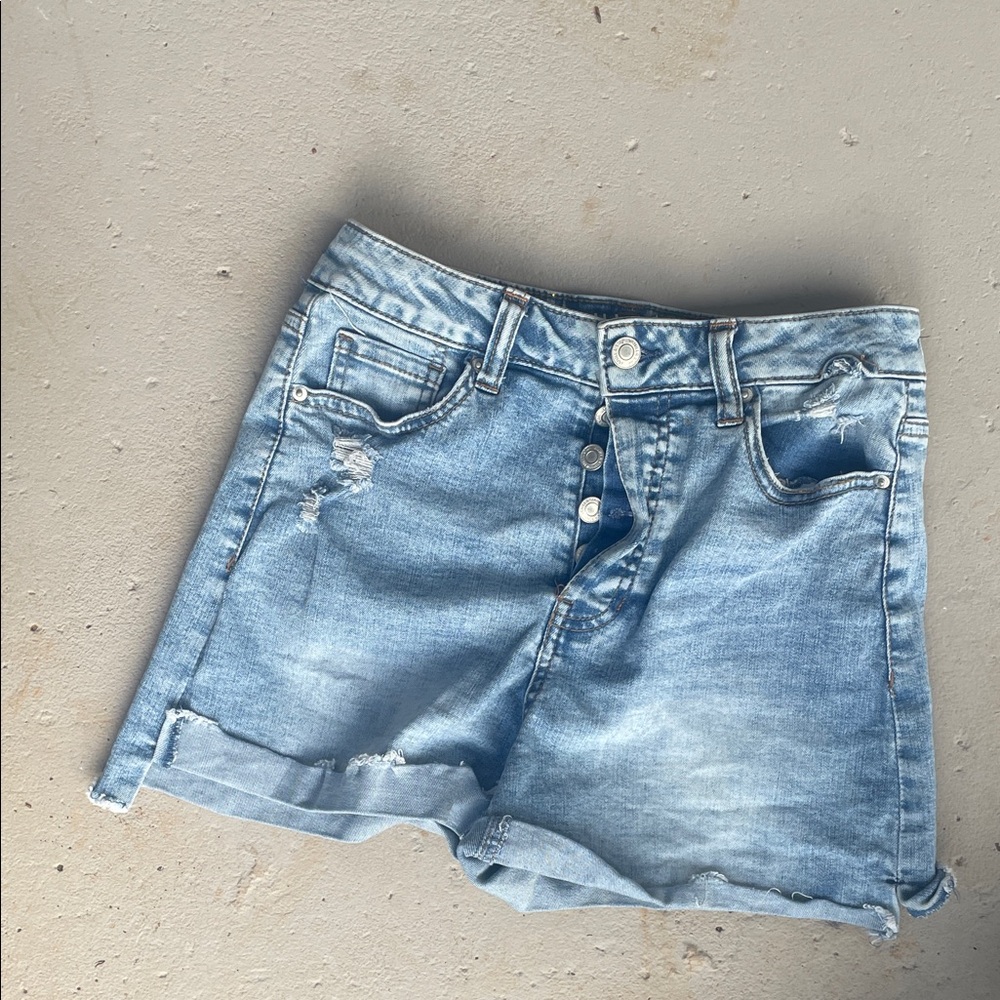 Vanilla Star Light Blue Jean Shorts